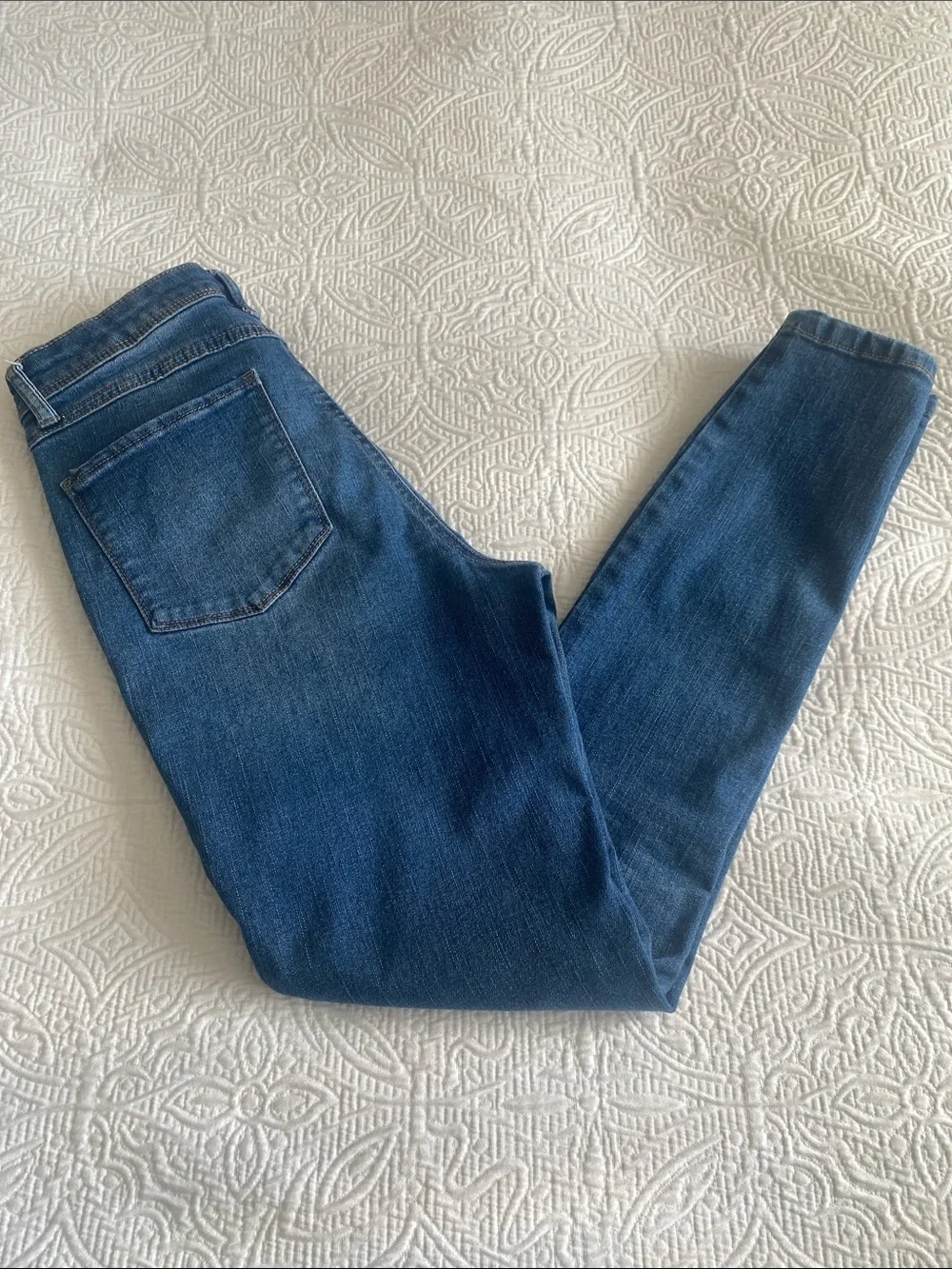 Dip Demim Slim High-Rise Women's Jeans in Medium Blue Sz 6 - Picture 11 of 13